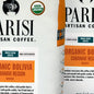 Parisi Artisan Coffee Bolivian Organic Blend Whole Bean 2 lb, 2-pack