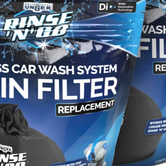 Unger Professional Rinse'n'Go Plus Spotless Car Wash Resin Filter Replacement 2-pack