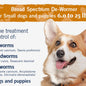PetArmor 7 Way Chewable De-Wormer for Puppies and Small Dogs, 12-count