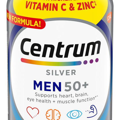 Centrum Silver Men 50+ Multivitamin, 275 Tablets