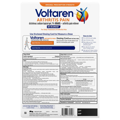 Voltaren Arthritis Pain Gel, 12.34 Ounces