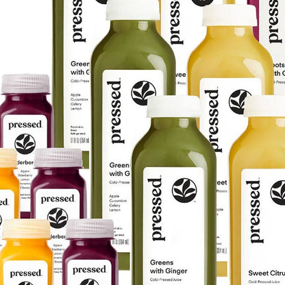 Pressed Cold-Pressed Juice & Shot Bundle -18 Bottles, 9 Juices & 9 Shots