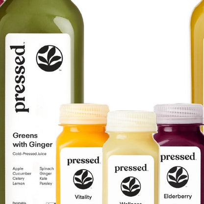 Pressed Cold-Pressed Juice & Shot Bundle -18 Bottles, 9 Juices & 9 Shots