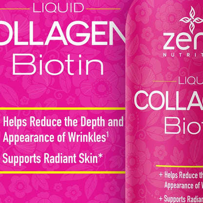 Zena Liquid Collagen+ Biotin, 30 oz