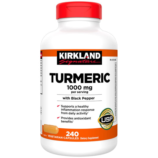 Kirkland Signature Turmeric 1000 mg, 240 Capsules