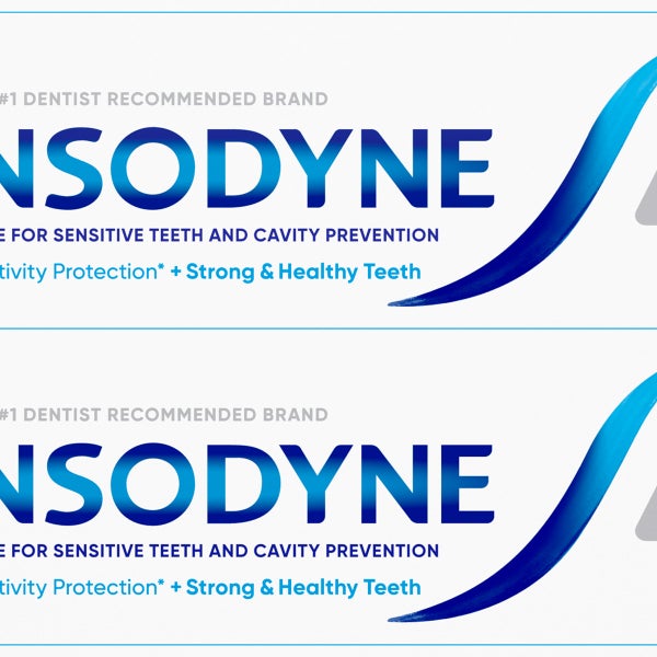 SENSODYNE Advanced Whitening Toothpaste, 6.5 oz, 4-pack