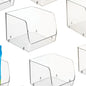 iDESIGN Stacking Open Front Pantry Bins, 8-piece Set