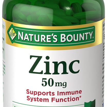 Nature's Bounty Zinc 50 mg, 400 Caplets