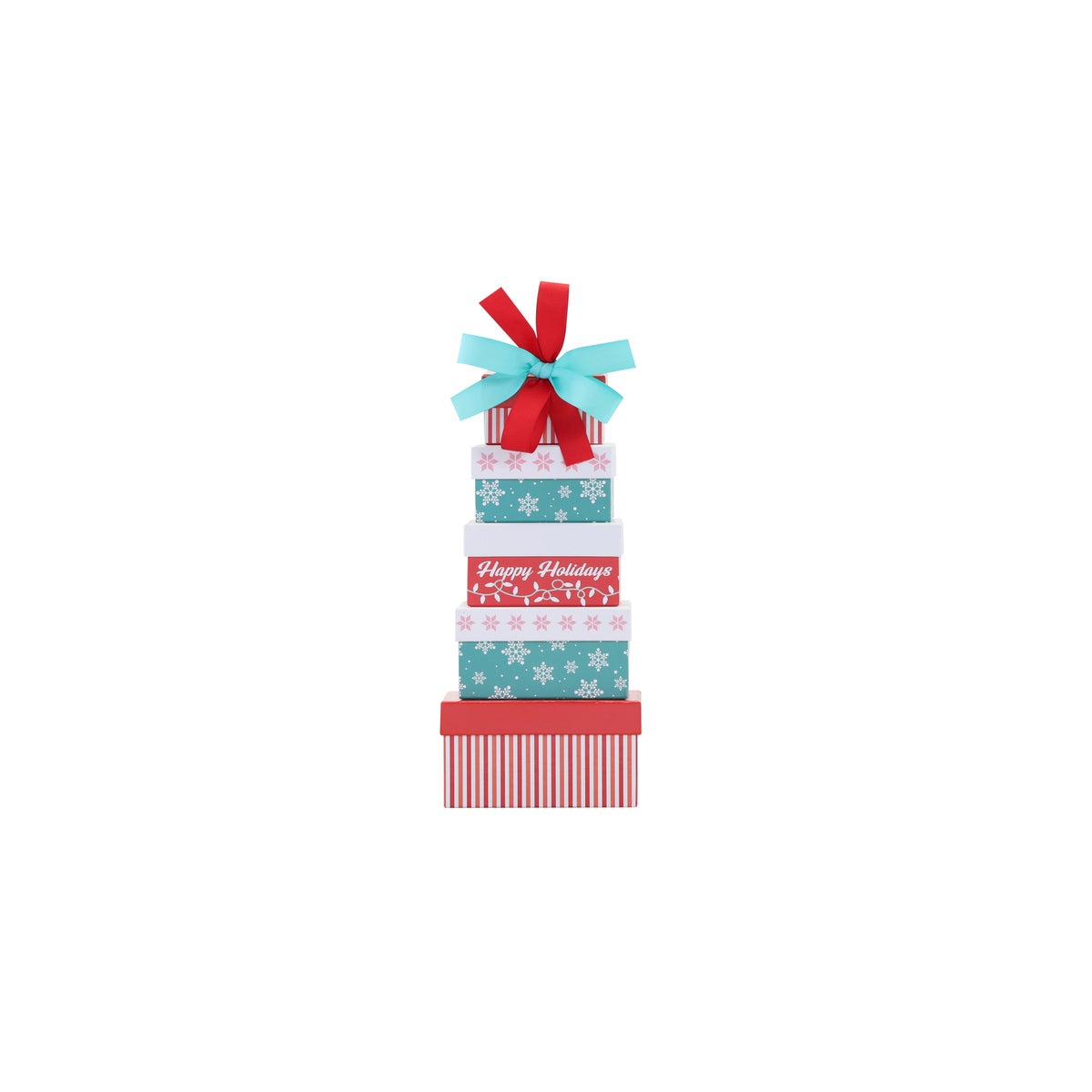 Happy Holidays Tower of Sweets