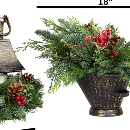 Lantern With Coal Bucket