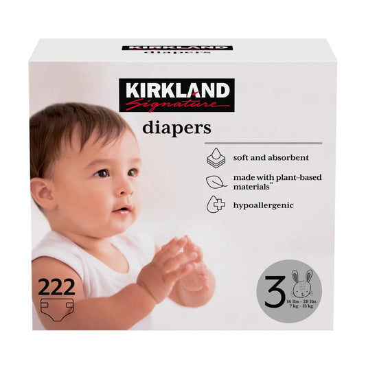 Kirkland Signature Diapers Sizes 3-6