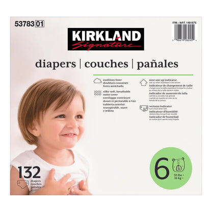 Kirkland Signature Diapers Sizes 3-6