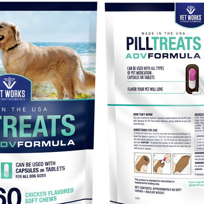 Vet Works Pill Treats, 120 Soft Chews