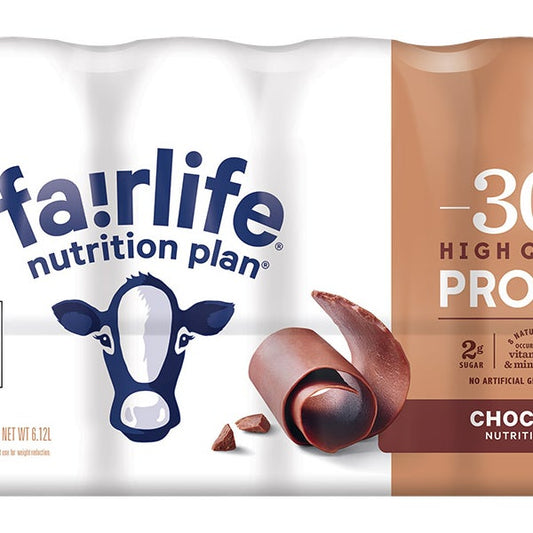 Fairlife Nutrition Plan, 30g Protein Shake, Chocolate, 11.5 fl oz, 18-pack