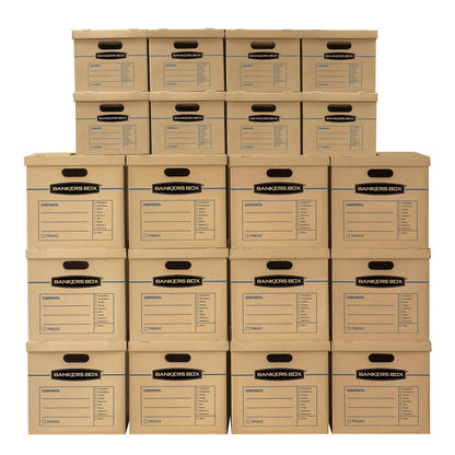 Bankers Box SmoothMove Classic Moving Kit Boxes, 20-pack