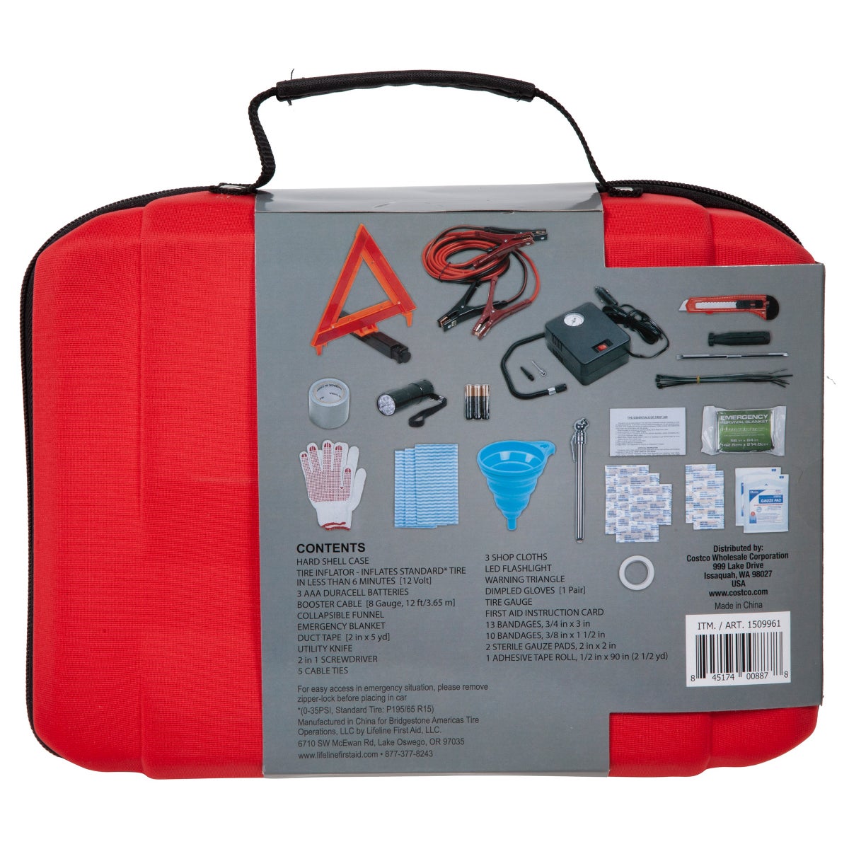 Bridgestone Auto Safety Emergency Kit