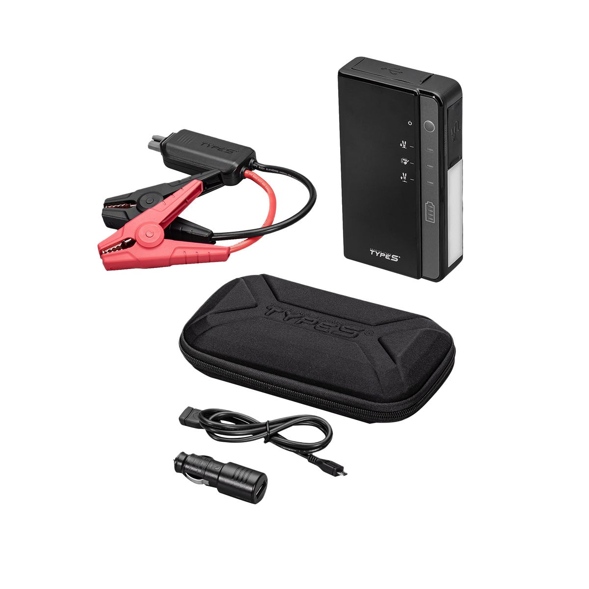 TYPE S Portable Jump Starter & Power Bank with Emergency Multimode Floodlight