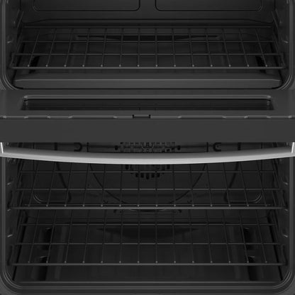 GE Profile 30 Inch. 6.7 cu. ft. Smart Slide-In Front-Control GAS Double Oven Convection Range with No Preheat Air Fry