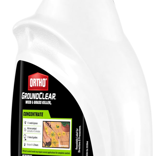 Ortho GroundClear Weed & Grass Killer Concentrate, 64 oz.