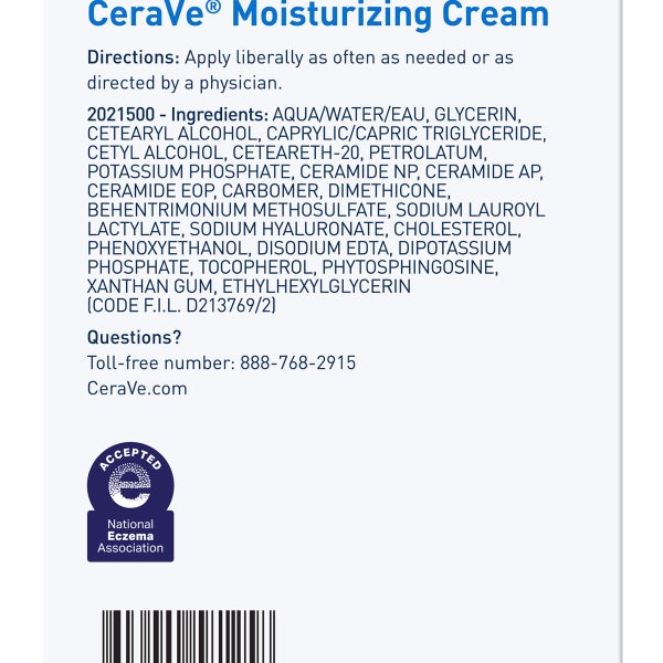 CeraVe Moisturizing Cream Interchangeable Multi-Pack, 16 oz Jar with Pump + 16 oz Jar