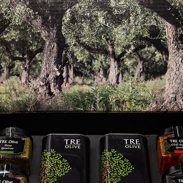 TRE Olive Oil Calabrian Gift Box