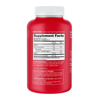Qunol CoQ10 100 mg., 175 Gummies