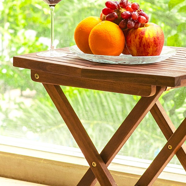 Melino Wooden Folding Table
