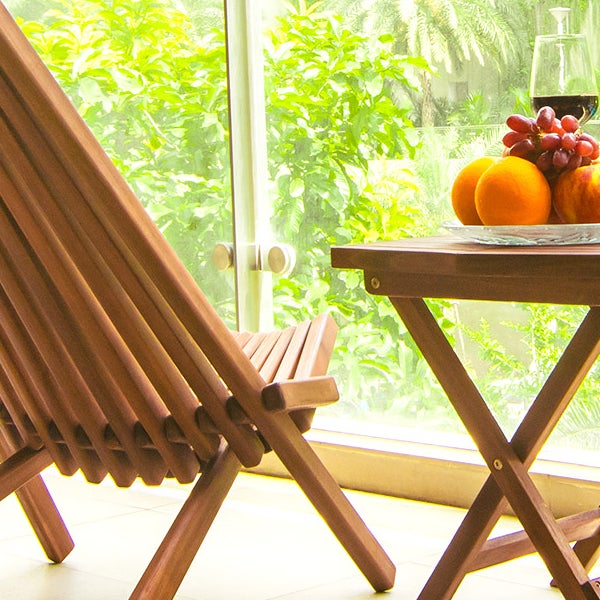 Melino Wooden Folding Table