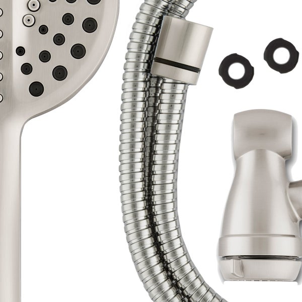 Waterpik UltraThin + Hand Held Shower Head With PowerPulse Massage