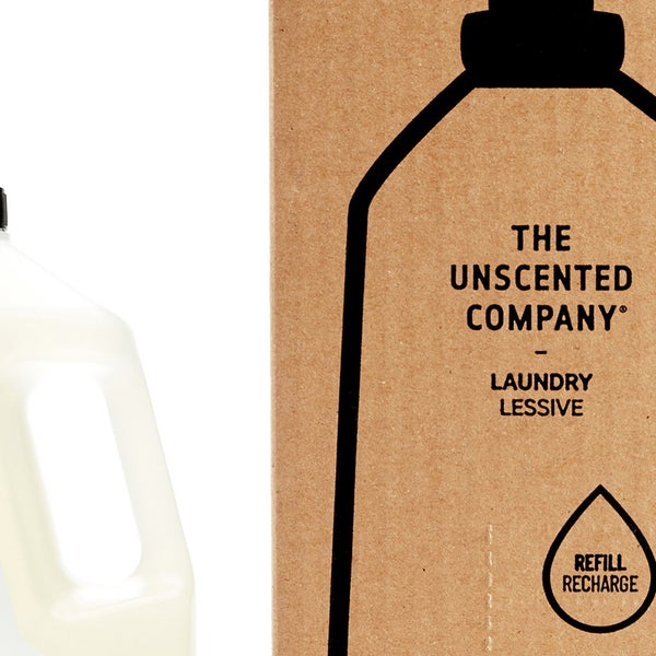 The Unscented Company HE Liquid Laundry Detergent Bottle & Refill Box, 478 Loads, 403.82 fl oz