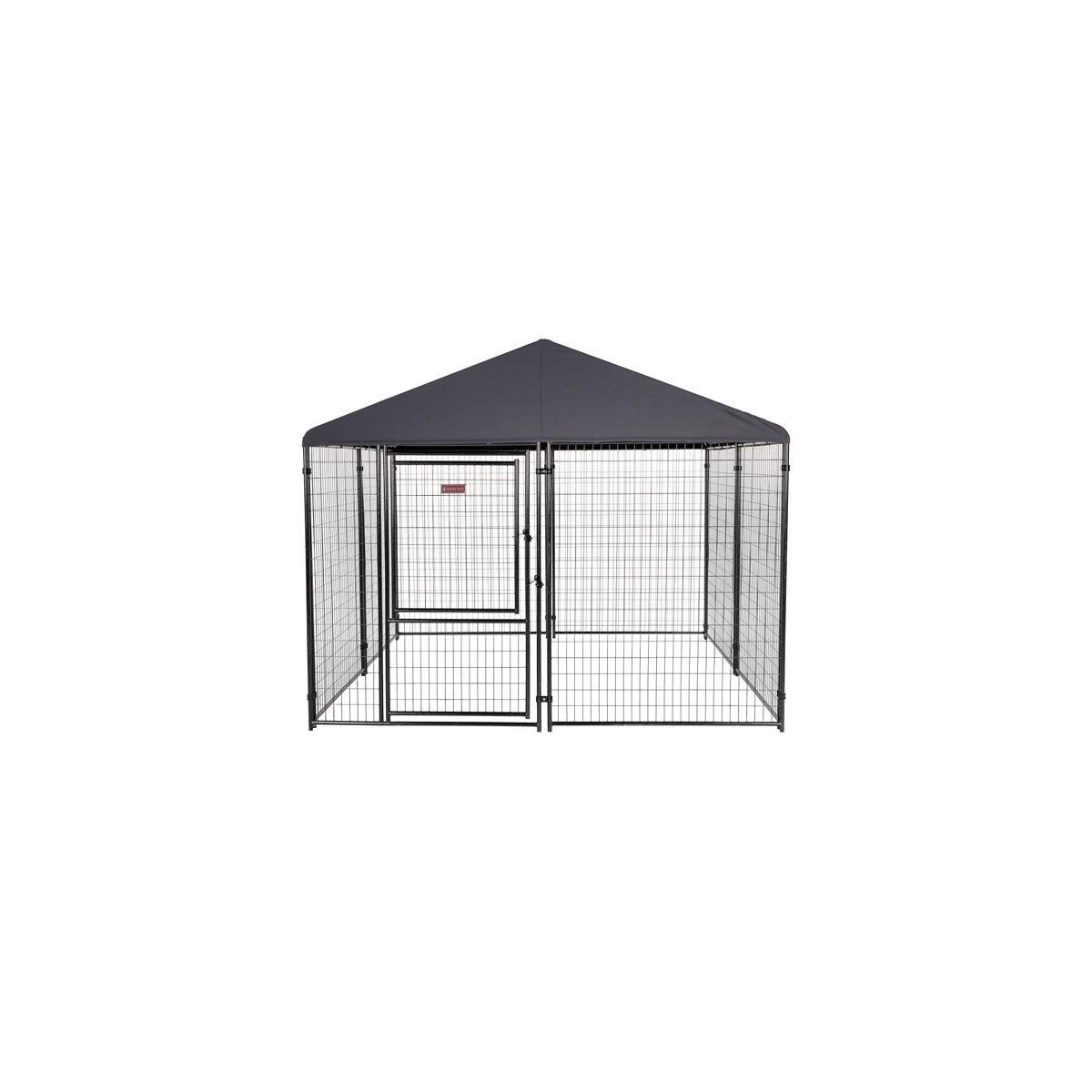 Lucky Dog STAY Series Presidential Dog Kennel 10'x10' with Privacy Screen