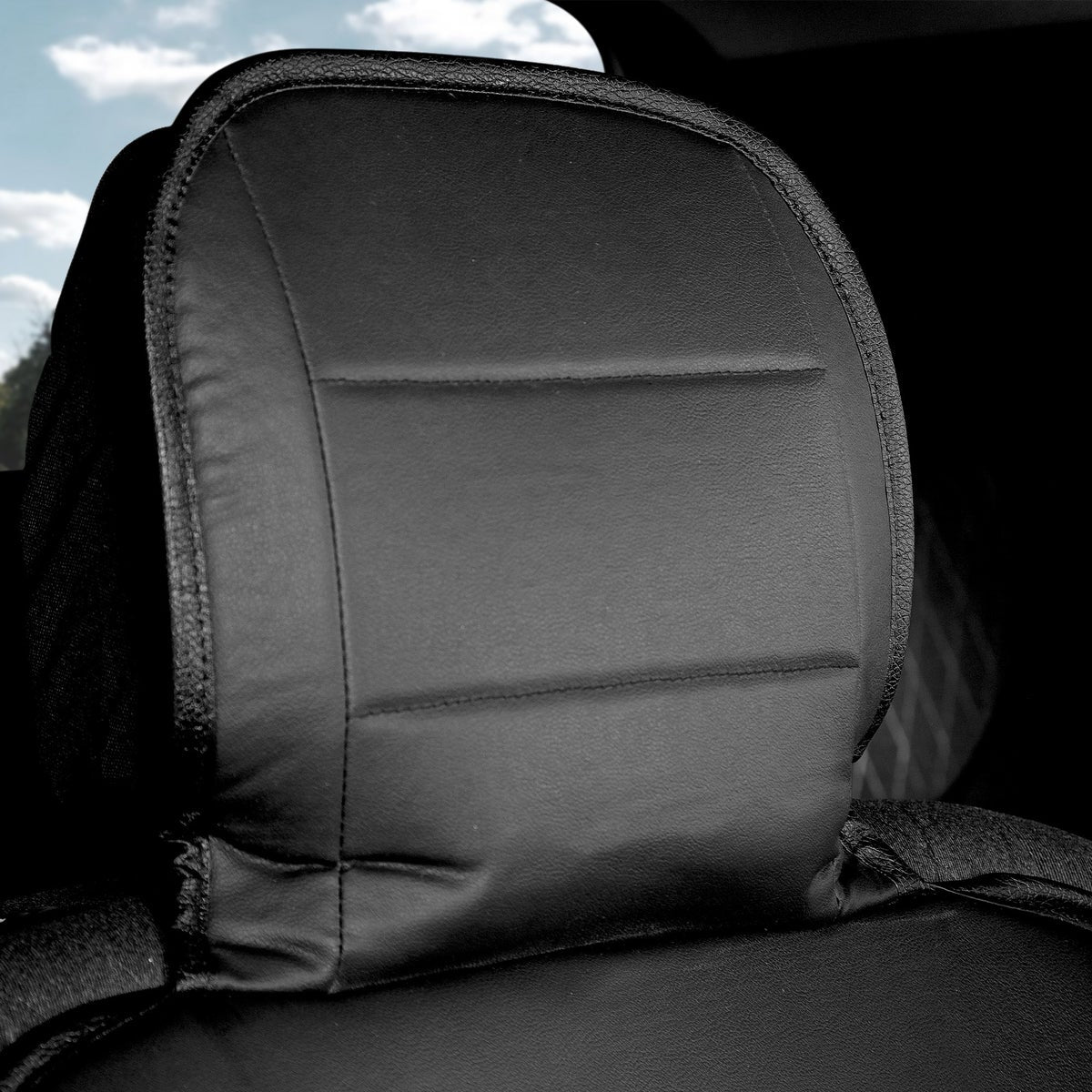 Synthetic Leather Seat Cover, 2-pack