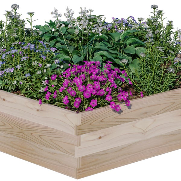 CedarCraft Cedar Raised Garden Bed