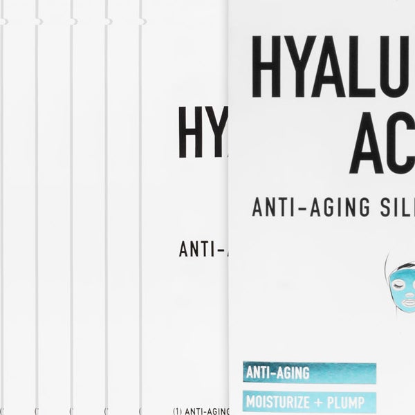 NIGHT Hyaluronic Acid Anti-Aging Silk Sheet Masks, 10-pack