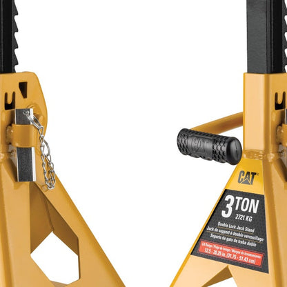 CAT 3 Ton Jack Stand with Safety Lock - 2-pack