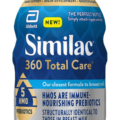 Similac 360 Total Care Ready-to-Feed Infant Formula, 8 fl oz, 24-pack