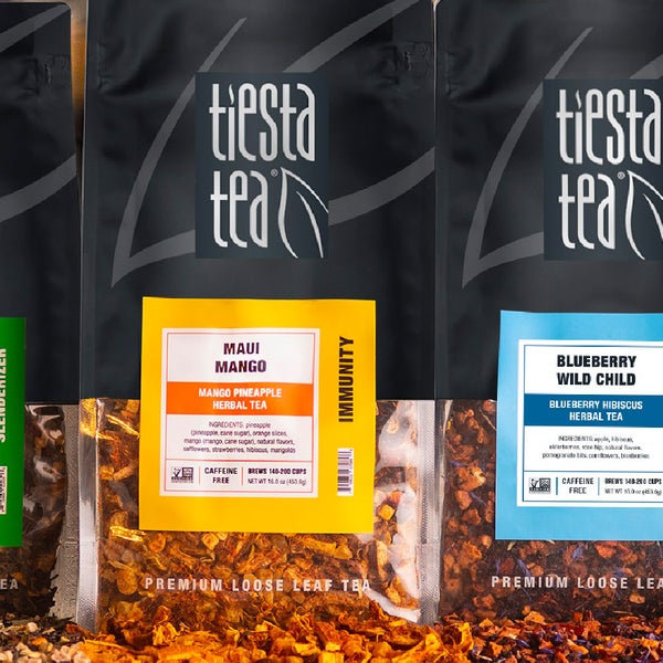 Tiesta Tea Loose Leaf Herbal Tea Variety Pack, 16 oz, 3 Bags