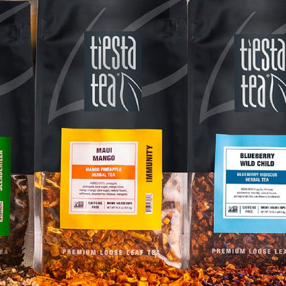 Tiesta Tea Loose Leaf Herbal Tea Variety Pack, 16 oz, 3 Bags