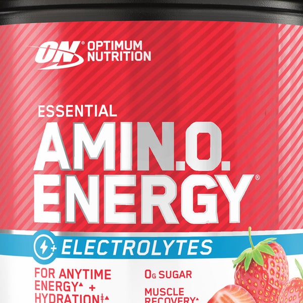 Optimum Nutrition Essential Amino Energy + Electrolytes, Strawberry Burst, 1.51 lbs