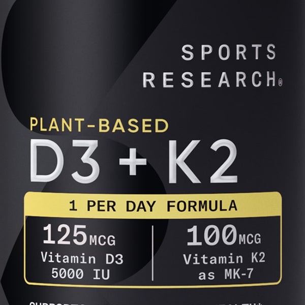 Sports Research D3 + K2, 160 Veggie Softgels