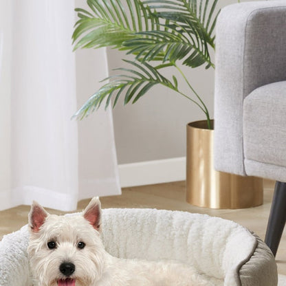 Kirkland Signature Bolster Cuddler Pet Bed, Sand