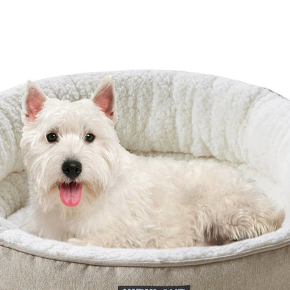 Kirkland Signature Bolster Cuddler Pet Bed, Sand