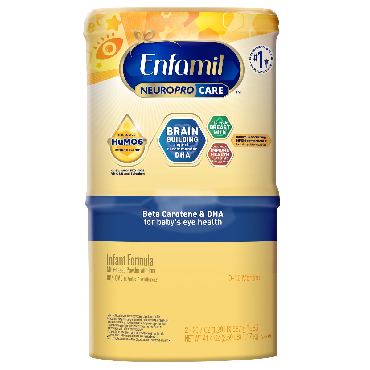 Enfamil NeuroPro Care Infant Formula, 20.7 oz, 2-pack