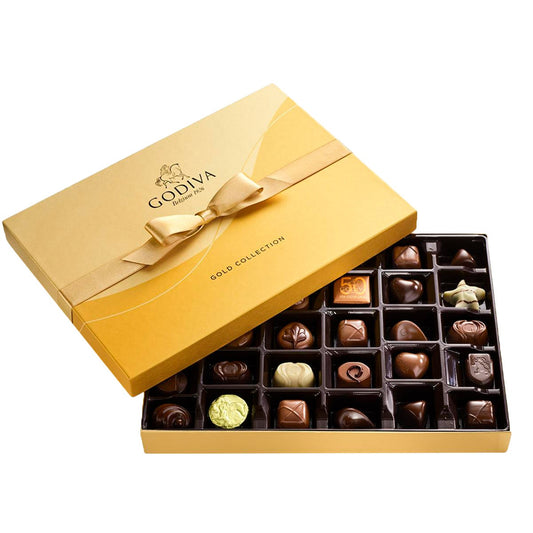 Godiva Assorted Chocolate Gold Collection Gift Box 36-pieces