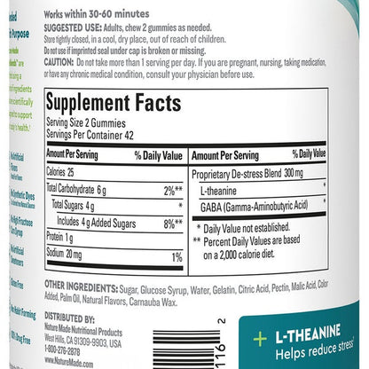 Nature Made Wellblends Stress Relief, 84 Gummies