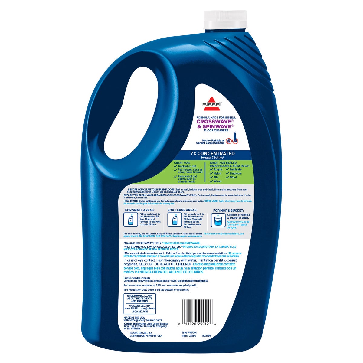 BISSELL PET Multi-Surface Formula with Febreze Freshness, 128 Ounces