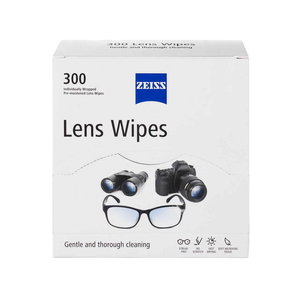 ZEISS Lens Wipes, 300 Wipes