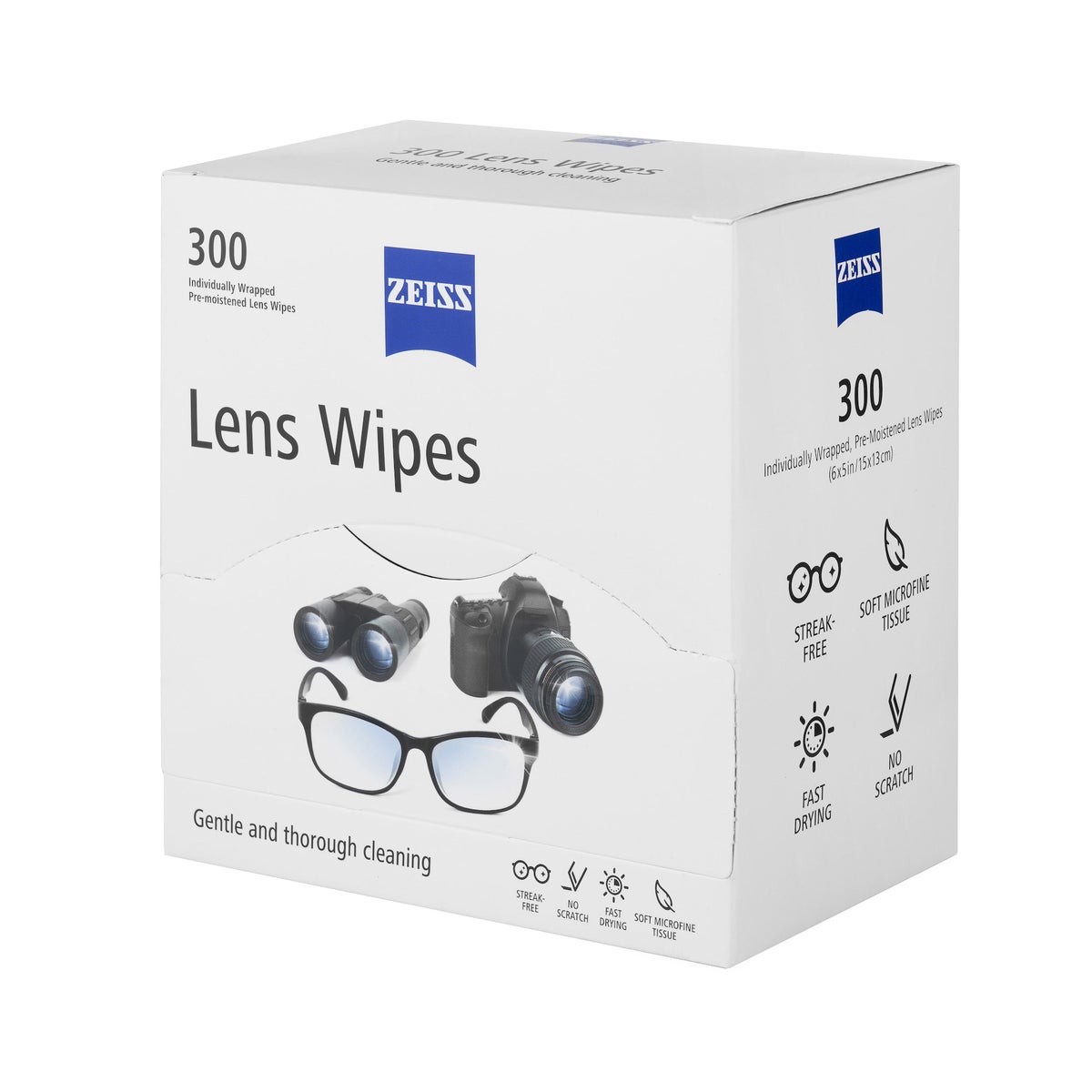 ZEISS Lens Wipes, 300 Wipes