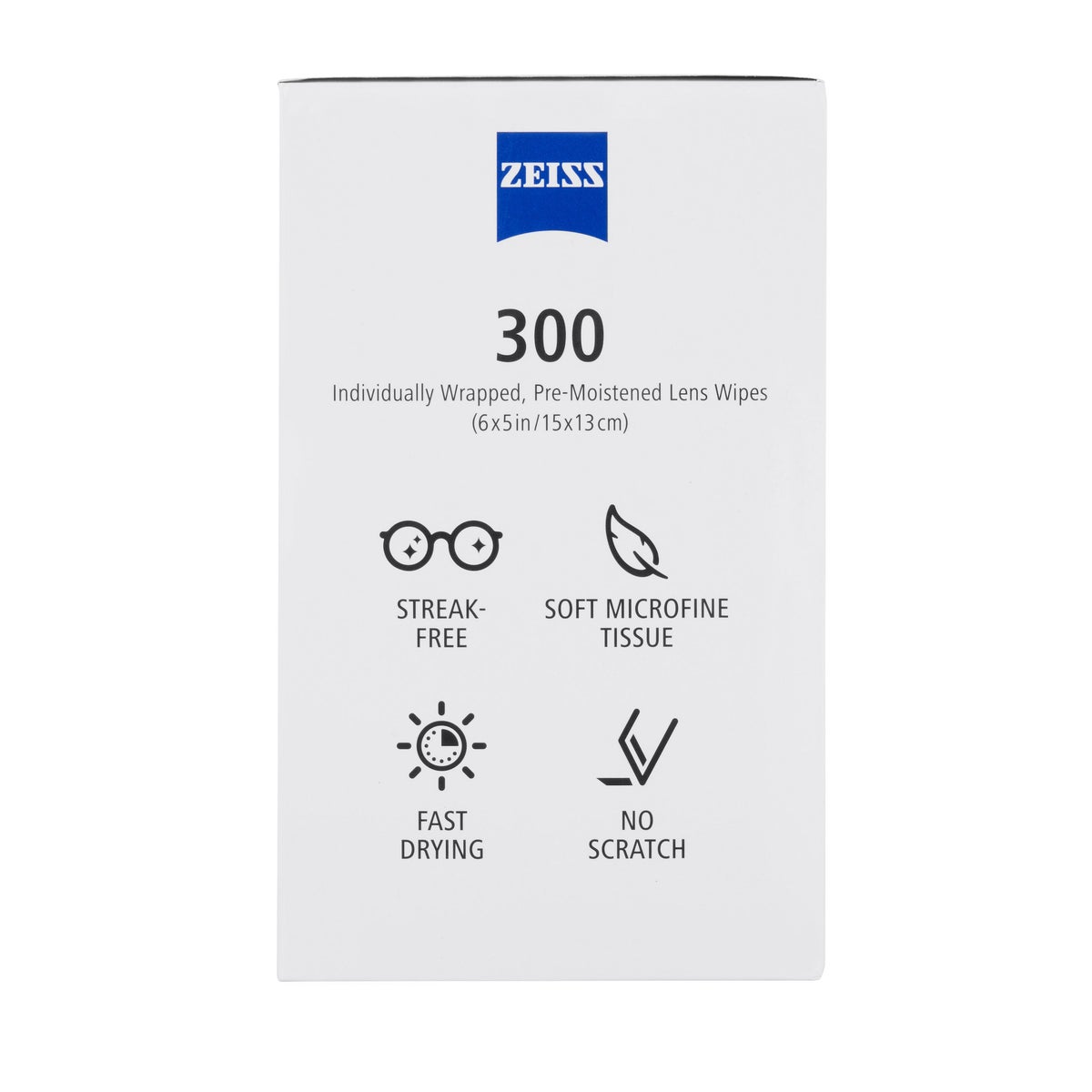 ZEISS Lens Wipes, 300 Wipes