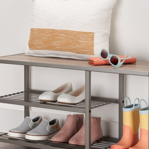 TRINITY Shoe Bench with Boot Storage